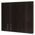 MasterVision Conference Cabinet, Porcelain Magnetic, Dry Erase, 48 x 48, Ebony