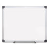 MasterVision Porcelain Value Dry Erase Board, 24 x 36, White, Aluminum Frame