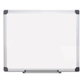 MasterVision Porcelain Value Dry Erase Board, 24 x 36, White, Aluminum Frame