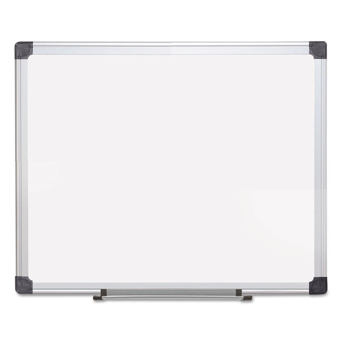 MasterVision Porcelain Value Dry Erase Board, 24 x 36, White, Aluminum Frame