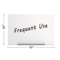 MasterVision Magnetic Dry Erase Tile Board, 29 1/2 x 45, White Surface