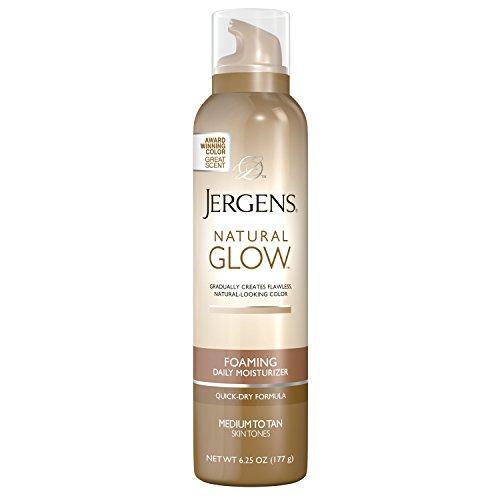 Jergens Natural Glow Daily Moisturizer, Foaming, Medium To Tan Skin Tones by Pasteur Pharmacy