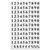 MasterVision Interchangeable Magnetic Board Accessories, Numbers, Black, 0.75"h