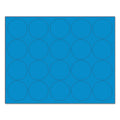 MasterVision Interchangeable Magnetic Board Accessories, Circles, 0.75" Diameter, Blue, 20/Pack