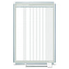 MasterVision In-Out Magnetic Dry Erase Board, 24x36, Silver Frame
