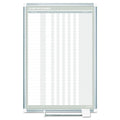 MasterVision In-Out Magnetic Dry Erase Board, 24x36, Silver Frame