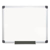 MasterVision Value Melamine Dry Erase Board, 24 x 36, White, Aluminum Frame
