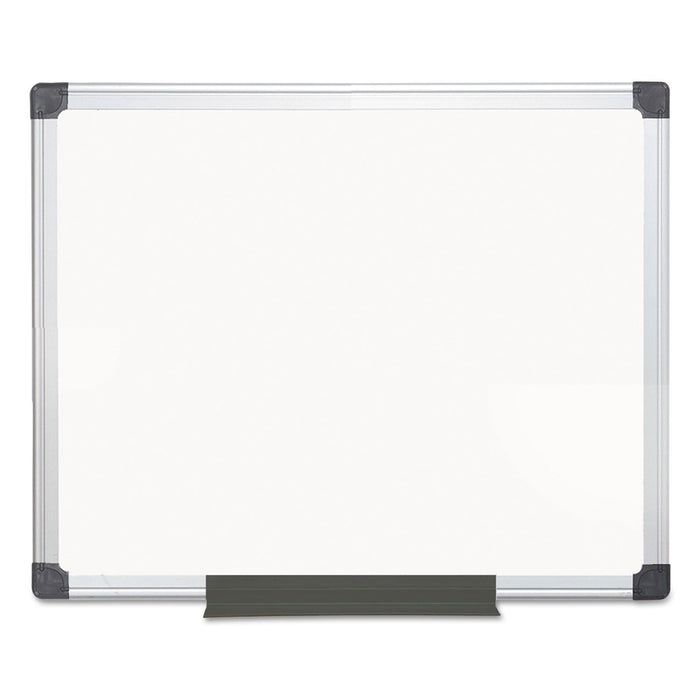 MasterVision Value Melamine Dry Erase Board, 24 x 36, White, Aluminum Frame