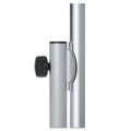 MasterVision Magnetic Reversible Mobile Easel, Horizontal Orientation, 70.8" x 47.2" Board, 80" Tall Easel, White/Silver