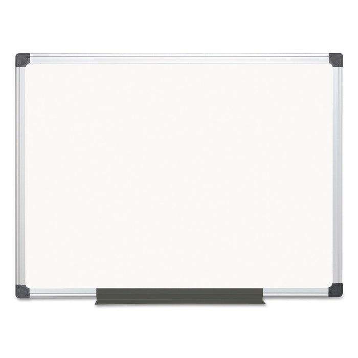 MasterVision Value Melamine Dry Erase Board, 36 x 48, White, Aluminum Frame
