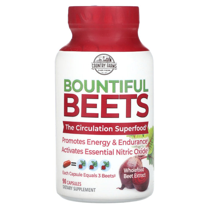 Country Farms® Bountiful Beets - 90 Capsules by Pasteur Pharmacy