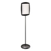MasterVision Floor Stand Sign Holder, Rectangle, 15x11 sign, 66"H, Black Frame