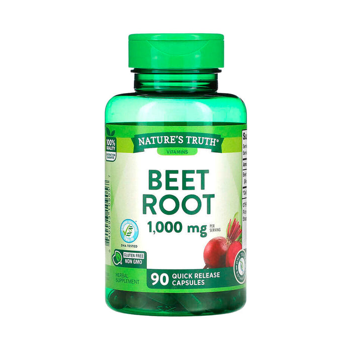 Nature's Truth Beet Root, 500 Mg, 90 Quick Release Capsules by Pasteur Pharmacy