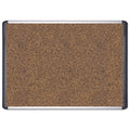 MasterVision Tech Cork Board, 24x36, Silver/Black Frame