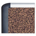 MasterVision Tech Cork Board, 24x36, Silver/Black Frame