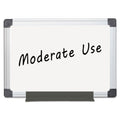 MasterVision Value Melamine Dry Erase Board, 24 x 36, White, Aluminum Frame