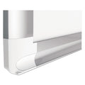 MasterVision Grid Planning Board w/ Accessories, 1 x 2 Grid, 72 x 48, White/Silver