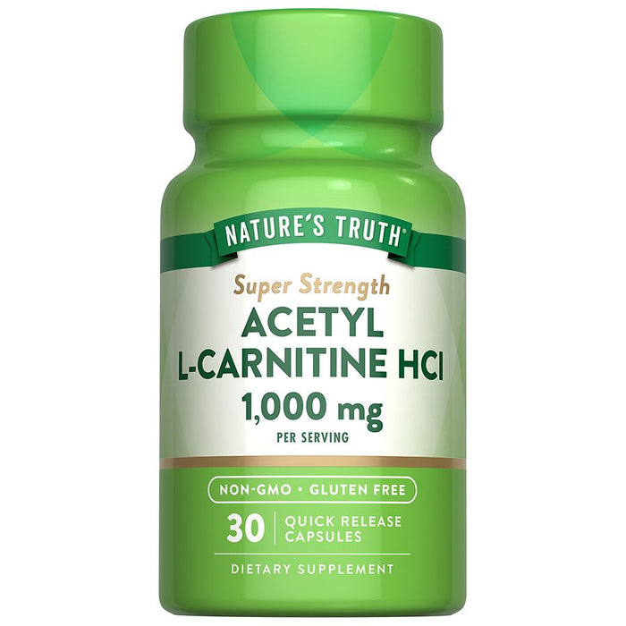 NT Acetyl L-Crntn Cp 1,000 Mg 30 Rrl by Pasteur Pharmacy