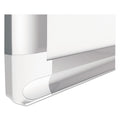 MasterVision Ruled Planning Board, 72 x 48, White/Silver