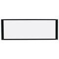 MasterVision Cubicle Workstation Dry Erase Board, 36 x18, Black Aluminum Frame