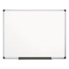 MasterVision Value Melamine Dry Erase Board, 48 x 72, White, Aluminum Frame