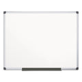 MasterVision Value Melamine Dry Erase Board, 48 x 72, White, Aluminum Frame