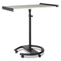 MasterVision 360 Multi-Use Mobile Magnetic Dry Erase Easel, 27 x 41, Black Frame