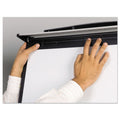 MasterVision Tripod Extension Bar Magnetic Dry-Erase Easel, 69" to 78" High, Black/Silver