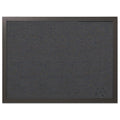 MasterVision Designer Fabric Bulletin Board, 24 x 18, Black Fabric/Black Frame