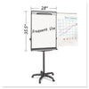 MasterVision Tripod Extension Bar Magnetic Dry-Erase Easel, 69" to 78" High, Black/Silver
