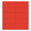 MasterVision Dry Erase Magnetic Tape Strips, 0.88 x 2, Red, 25/Pack