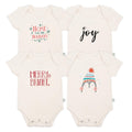 graphic bodysuit set | holiday 4 pack + 1 free by Finn + Emma