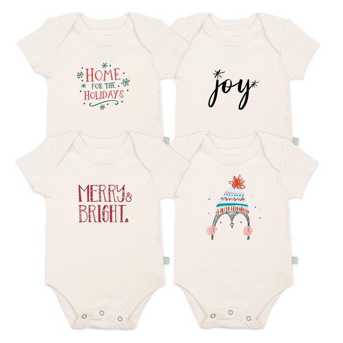 graphic bodysuit set | holiday 4 pack + 1 free by Finn + Emma
