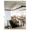 MasterVision 360 Multi-Use Mobile Magnetic Dry Erase Easel, 27 x 41, Black Frame