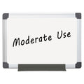MasterVision Value Melamine Dry Erase Board, 18 x 24, White, Aluminum Frame