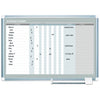 MasterVision In-Out Magnetic Dry Erase Board, 36x24, Silver Frame