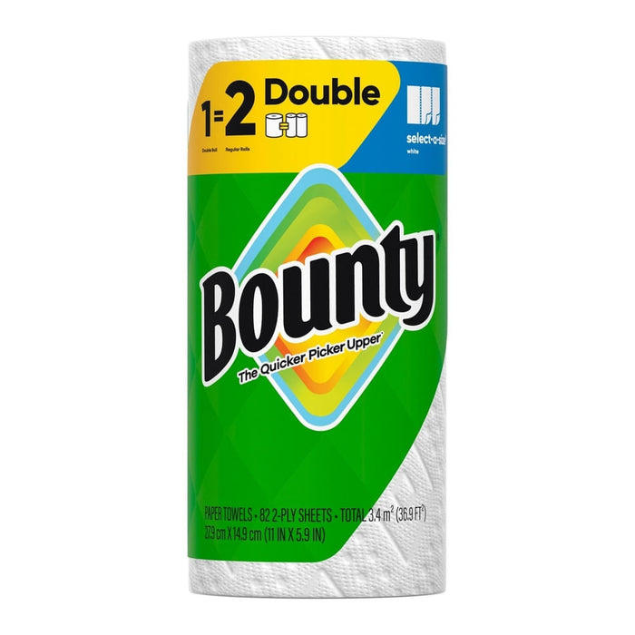 Bounty Select-a-Size Roll Paper Towels 2-Ply White by Pasteur Pharmacy