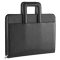 Universal Zip-Around Padfolio, Vinyl, 14 1/2 x 2 1/2 x 11 1/2, Black