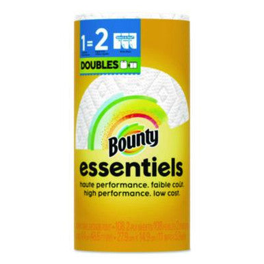 Bounty Essentials Select-A-Size Paper Towels, White, 1 Double Roll (Equal to 2 Regular Rolls) by Pasteur Pharmacy