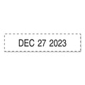Trodat Printy Economy Date Stamp, Self-Inking, 1.63" x 0.38", Black