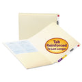 Smead Heavyweight Manila End Tab Pocket Folders, Interior Front Panel Pocket, Straight Tabs, Letter Size, 11-pt Manila, 50/Box