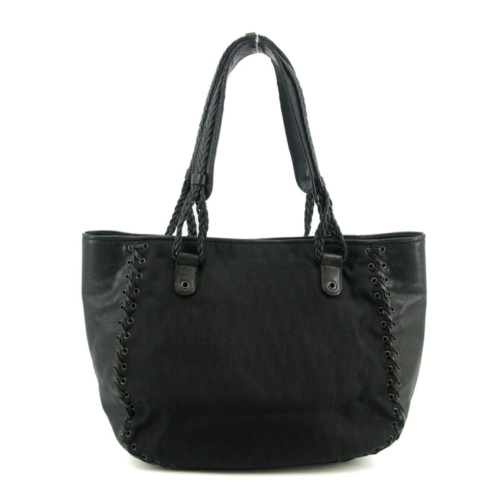 Christian Dior Black Trotter Woven Shoulder Bag #2739 by Bolt Boutique