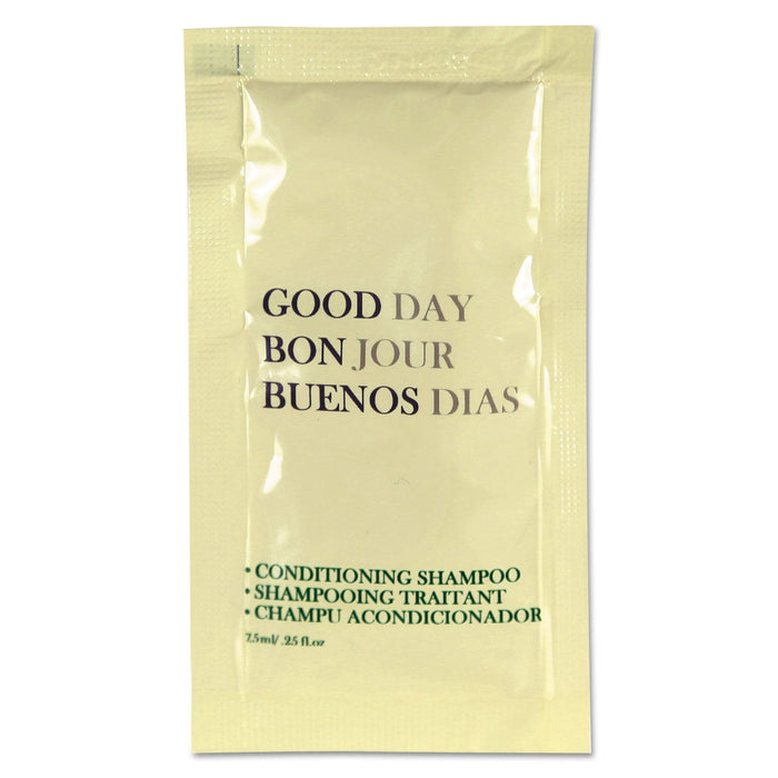 Good Day Conditioning Shampoo, Fresh, 0.25 oz Tube, 500/Carton