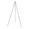 Universal Instant Setup Foldaway Easel, Adjusts 15" to 61" High, Steel, Black