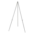 Universal Instant Setup Foldaway Easel, Adjusts 15" to 61" High, Steel, Black