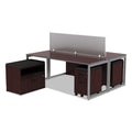 Alera Pedestal File Seat Cushion, 14.88 x 19.13 x 2.13, Smoke