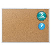 Quartet Classic Series Cork Bulletin Board, 96 x 48, Silver Aluminum Frame
