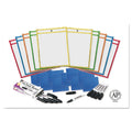 Charles Leonard Dry Erase Pocket Class Pack, 10.5  x 1.5, Assorted Primary Colors, 10/Pack