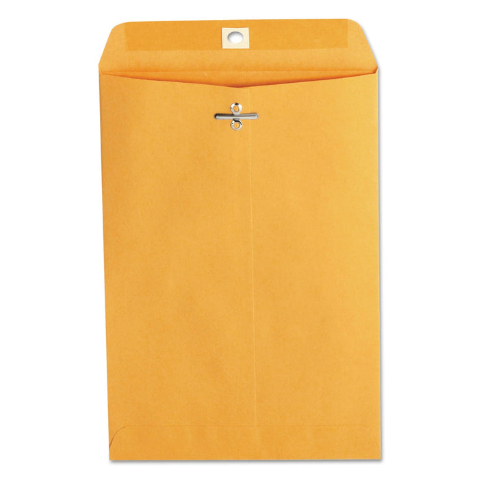 Universal Kraft Clasp Envelope, #63, Square Flap, Clasp/Gummed Closure, 6.5 x 9.5, Brown Kraft, 100/Box