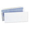 Universal Self-Seal Security Tint Business Envelope, #10, Square Flap, Self-Adhesive Closure, 4.13 x 9.5, White, 500/Box